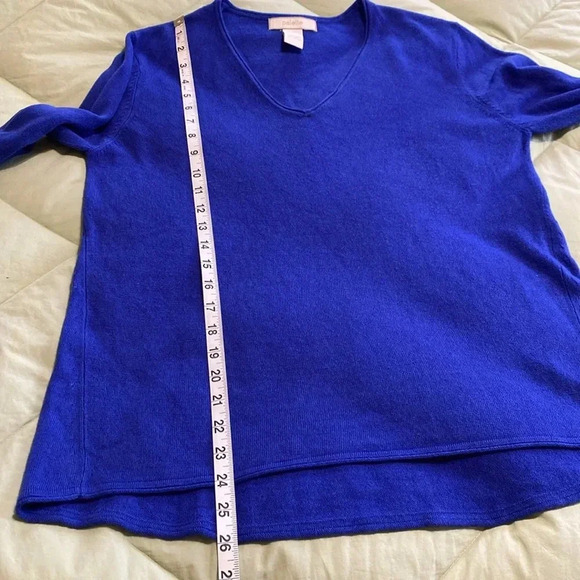 Palette Blue B Neck Tunic Sweater in Size Large. - Picture 7 of 8